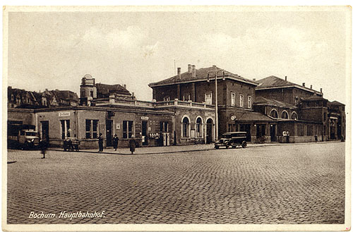 Bochumer Bahnhof Fotokarte