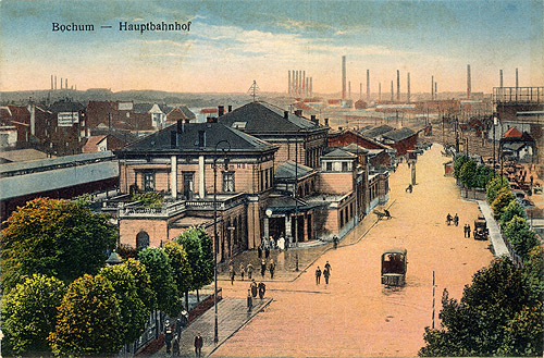 Bochumer Hauptbahnhof zur Zeit der Ruhrbesetzung